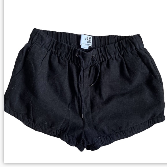Linen Black Shorts Brand New Vero Moda Small - Picture 4 of 14